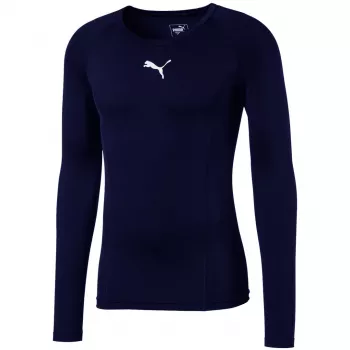 Puma LIGA Baselayer LS herr-T-shirt Navy Blue 655920 20 S