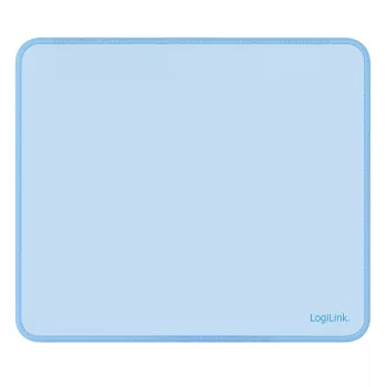 LogiLink musmatta 220 x 250 mm blå - textilyta, halksäker gummibas