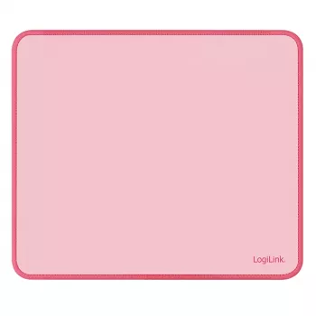LogiLink musmatta 220 x 250 mm rosa - tygyta, halksäker gummibas