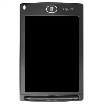 LogiLink LCD-skrivplatta 8,5 inch svart med magneter