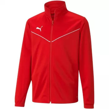 PUMA teamRISE träningsjacka Poly Jr röd 657393 01 164cm