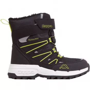 Kappa Floki Tex barnskor Svart-Limette 260975K 1133