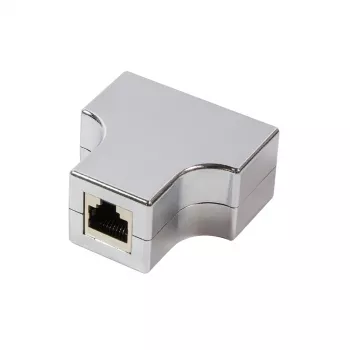 LogiLink T-adapter nätverkssplitter RJ45 Cat5e 100 Mbps svart MP0037
