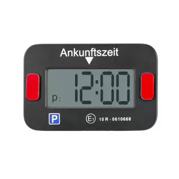 LogiLink elektronisk parkeringsskiva, KBA-certifierad, svart