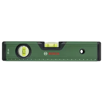 BOSCH DIY vattenpass 25 cm grönt med V-spår och planfräst bas