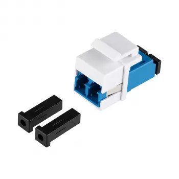 EFB keystone-modul LC duplex OS2 blå