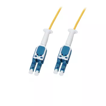 LogiLink Uniboot Push-Pull fiberoptisk patchkabel LC-LC OS2, 2,0 m