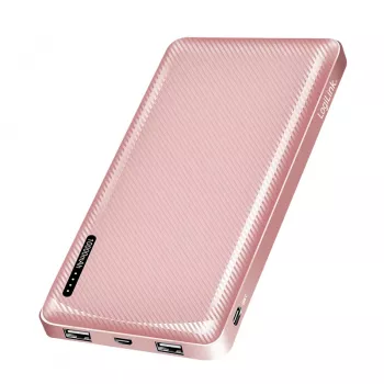 LogiLink mobil powerbank 10000 mAh LiPo USB-C PD rosa