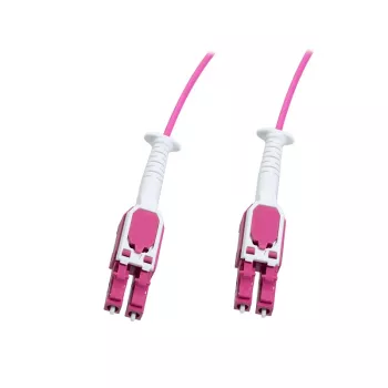 LogiLink Uniboot Push-Pull fiberoptisk patchkabel LC-LC OM4, 5,0 m