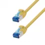 LogiLink Cat.6A Slim S/FTP LSZH patchkabel, gul, 10 m
