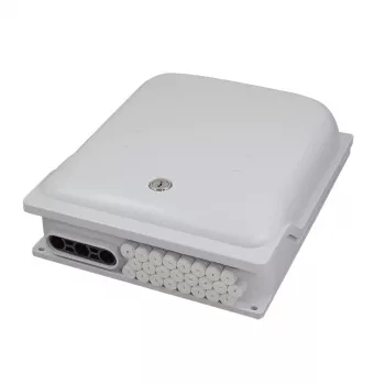 LOGILINK FTTX-fördelningsbox, 96 fibrer, 24x LC duplex eller SC simplex, obestyckad, IP65, väggmonterad