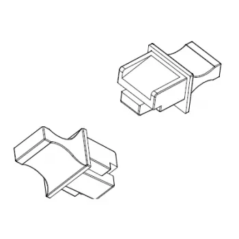 EFB RJ45-blindplugg, svart, 100-pack