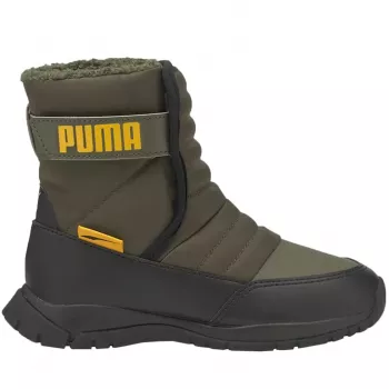 PUMA Nieve WTR AC PS barn vintersneaker svart-vit
