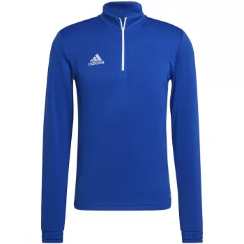 adidas Entrada 22 träningströja herr Team Royal Blue/vit kvartsdragkedja långärmad sweatshirt HG6286 L