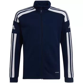 adidas Squadra 21 träningssweatshirt med genomgående dragkedja marinblå ungdom 152cm