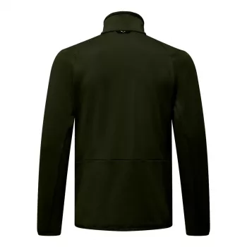 Salewa herr Puez Cammino full-zip fleece hoodie, mörkoliv, storlek XL