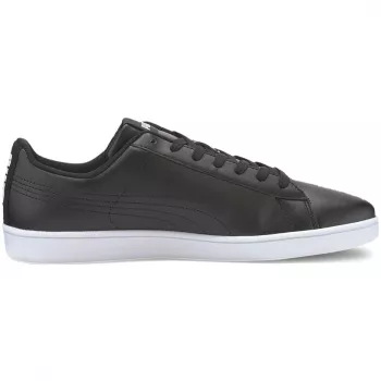 PUMA UP herr låg sneaker svart syntetläder mocka gummisula snörning