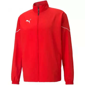 PUMA teamRISE Sideline herr full-zip jacka, röd, storlek S