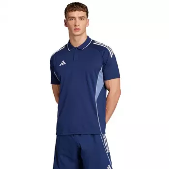adidas Tiro 25 Competition polo herrar Navy Blue kortärmad tröja storlek S