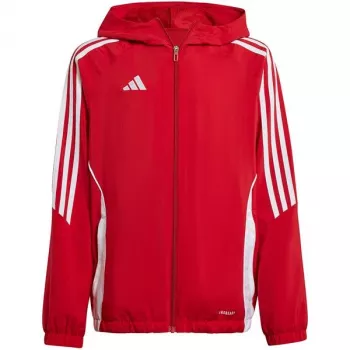 adidas Tiro 24 barn träningsoverallsjacka röd 128cm
