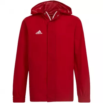 adidas Entrada 22 allvädersjacka herr Team Power Red/vit IK4013