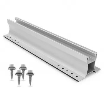 K2 Systems Home K2 2004596 MiniRail 60 set – 600 mm aluminiumsolarmontageskena för trapetsplåttak