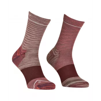 Ortovox Alpine Mid sockor dam vandringssockor – Wild Rose