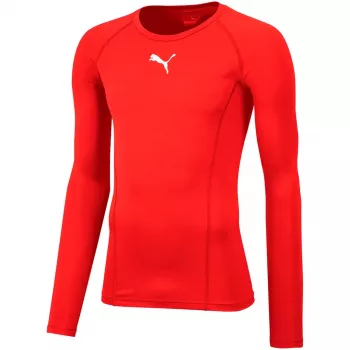 Puma Liga Baselayer Tee LS herr röd långärmad tröja