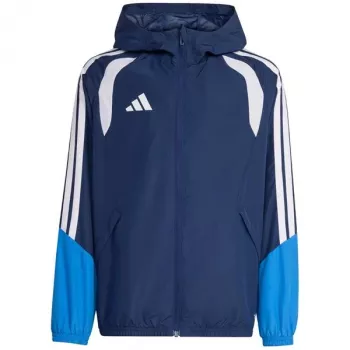 adidas Tiro 26 Competition allvädersjacka barn Team Navy Blue/vit 164 cm