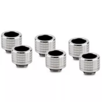 Thermal Grizzly DeltaMate kompressionskoppling, mässing - blank nickel, HT14, 6-pack