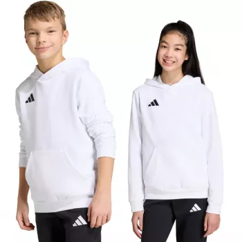 adidas Entrada 26 hoodie barn vit JZ6561 164cm