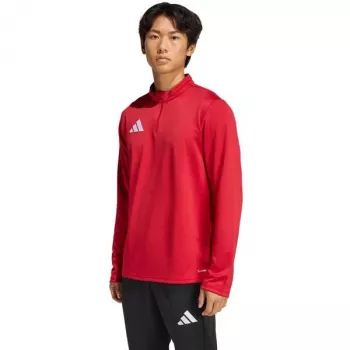 adidas Entrada 26 träningströja herr röd halv dragkedja långärmad JZ6650 M
