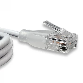 WANTEC eGlow UTP CAT6a patchkabel, 0,5 m, vit