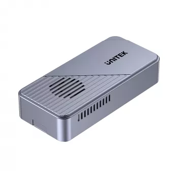 UNITEK USB4 M.2 NVMe SSD-hölje med aktiv kylning, 80Gbps, verktygsfritt, aluminium, USB-C