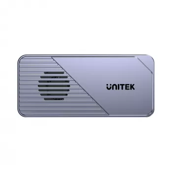 UNITEK USB4 M.2 NVMe SSD-hölje med aktiv kylning, 80Gbps, verktygsfritt, aluminium, USB-C