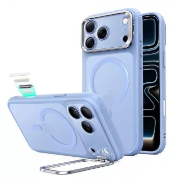 ESR Classic Hybrid Kickstand MagSafe-skal för iPhone 17 Pro Max / 18 Pro Max – matt ljusblå