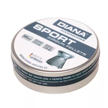 DIANA Sport 4,5 mm diabolos, 500 st