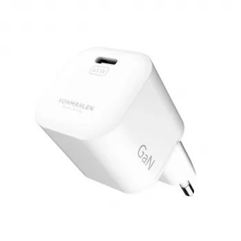 Vonmählen Unity Nano GaN 65W vit USB-C-laddare