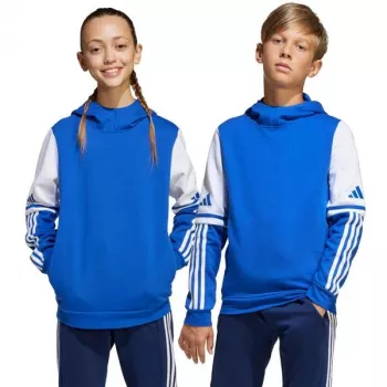adidas Squadra 25 sweat-hoodie för barn Team Royal Blue/vit 152cm