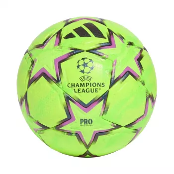 adidas UCL Pro Winter 26/27 League Stage fotboll storlek 5 grön/svart/rosa KE9769