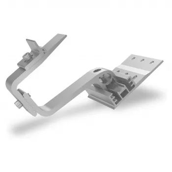 K2 Systems SingleHook 4S takkrok för PV-montage, rostfritt stål, höjdjusterbar, TÜV-certifierad