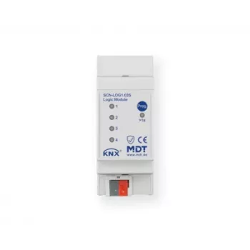 MDT KNX logikmodul 2TE REG Secure, 200 logikblock, DIN-skena, KNX Secure