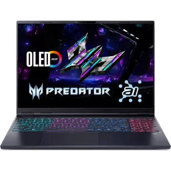 Acer Predator Helios Neo 16S AI PHN16S-71-75G8 spelbärbar dator, Intel Core Ultra 7 255HX 5,2 GHz, 16 inch WQXGA OLED, 32 GB RAM, 1 TB SSD, NVIDIA GeForce RTX 5070, Windows 11 Home, svart