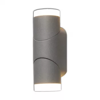 Sano LED-vägglampa med sensor, 2x6W, IP65