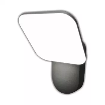 SAGA LED-vägglampa 12W IP65 svart
