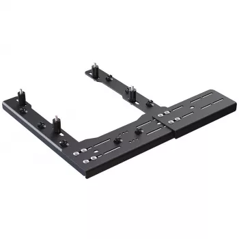 VIRPIL Controls stolshållarförlängningsplatta, 140 mm - svart