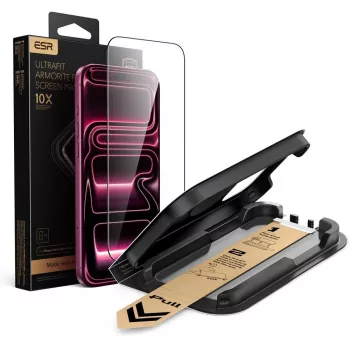 ESR UltraFit Armorite Pro härdat glasskärmsskydd för iPhone 17 Pro Max / 18 Pro Max - svart