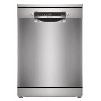 Bosch Serie 4 SMS4HMI08E fristående diskmaskin, 14 kuvert, Silver Inox, EcoSilence Drive, Home Connect