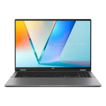ASUS Vivobook 16 Flip TP3607AA-FLIP-DISSI4X Copilot+ PC 2-i-1-laptop, 16 inch WUXGA OLED touch, Intel Core Ultra 9 386H, 32GB LPDDR5x, 1TB SSD, Windows 11 Pro, franskt AZERTY-tangentbord