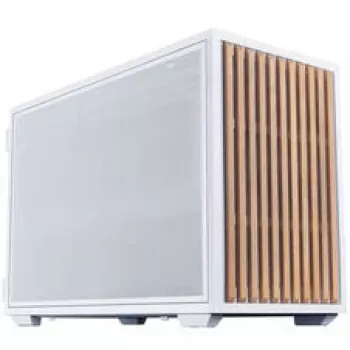Lian Li DAN Cases B4 Wood Edition Micro-ATX-chassi – bok, vit